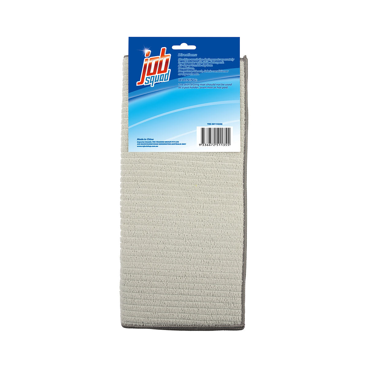 Job Squad Microfibre Dish Drying Mat Grey