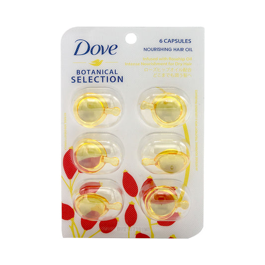 Dove Hair Capsule Rosehip Hair Oil 1mL 6pk