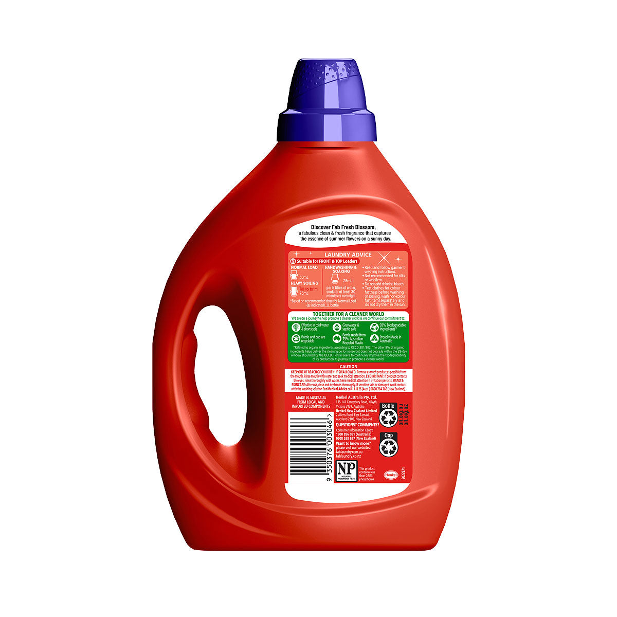 Fab Laundry Liquid Fresh Blossom 2L