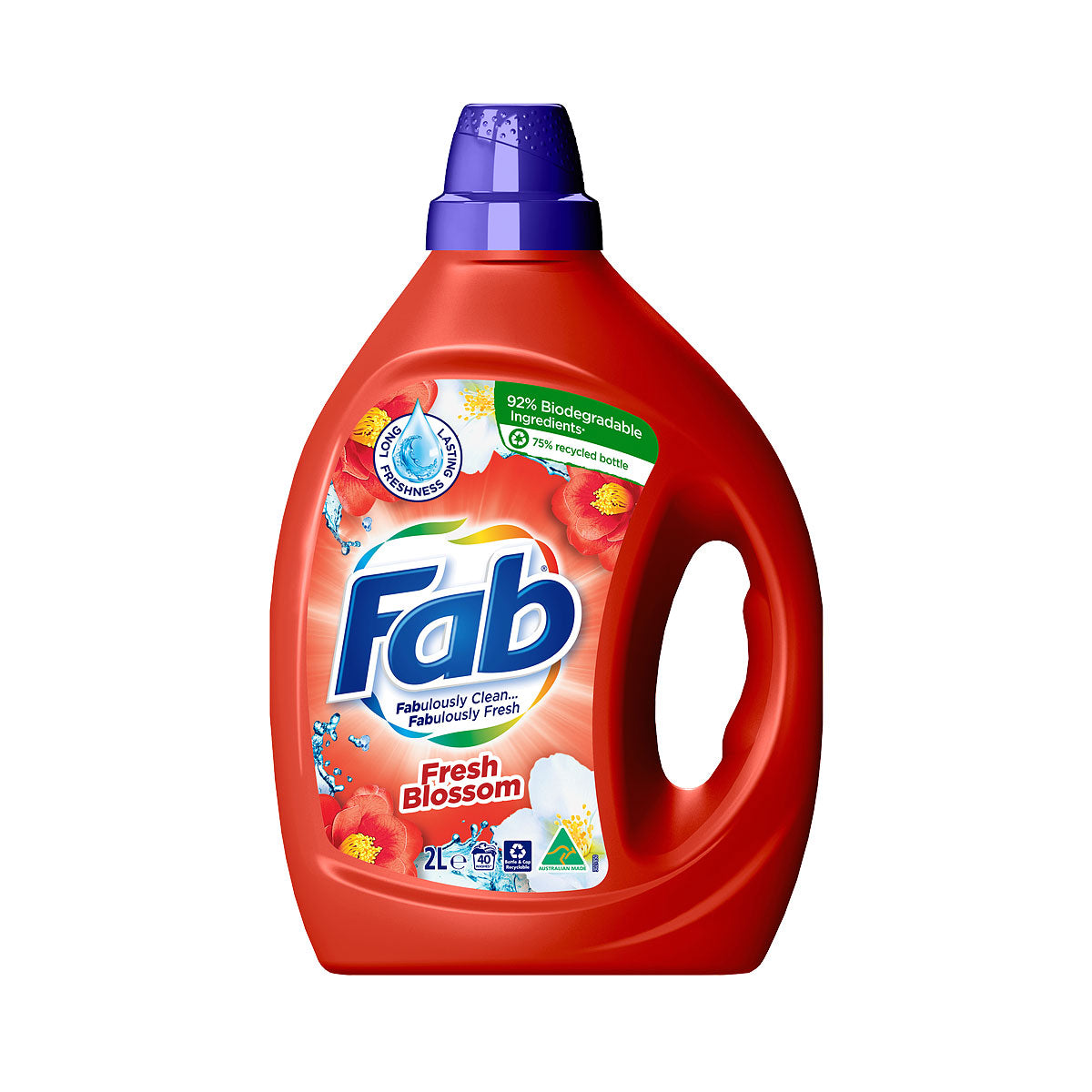 Fab Laundry Liquid Fresh Blossom 2L The Reject Shop