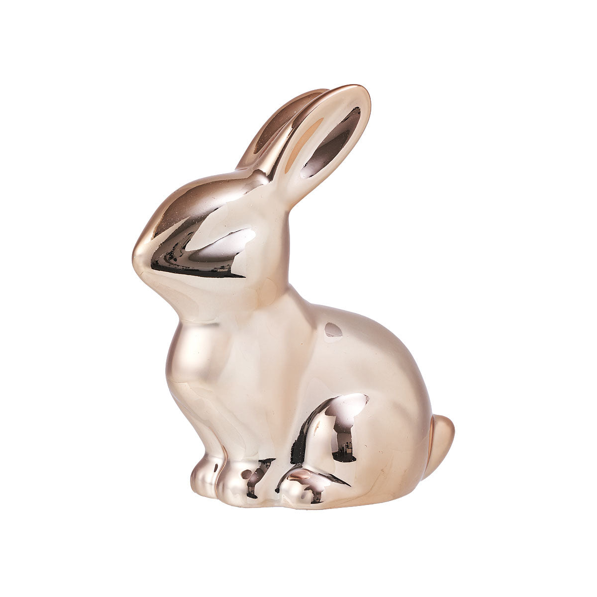 Easter Metallic Ceramic Bunny Assorted
