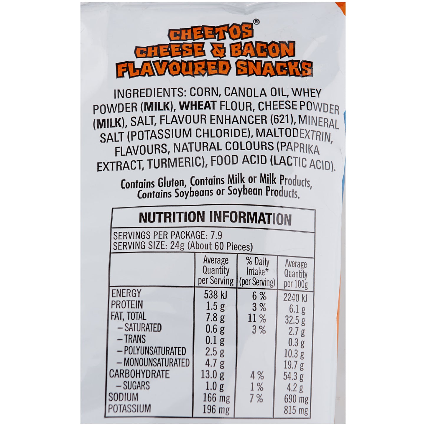 Cheetos Party Bag Cheese & Bacon Balls 190g