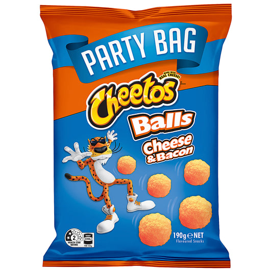 Cheetos Party Bag Cheese & Bacon Balls 190g