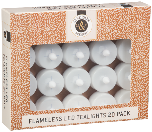 Flameless LED Tealights 20pk