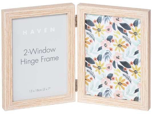 2-Window Hinge Picture Frame