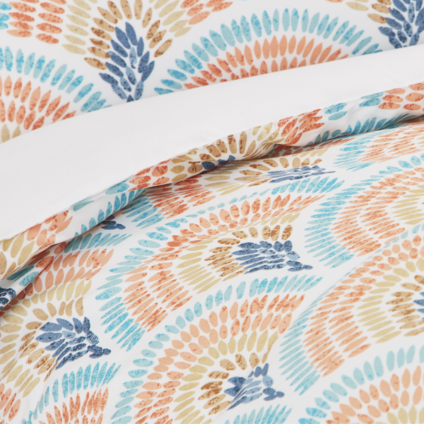 Comforter Set Geo Fan Mosiac QB