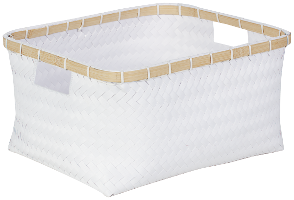 Bamboo Edge Woven Basket