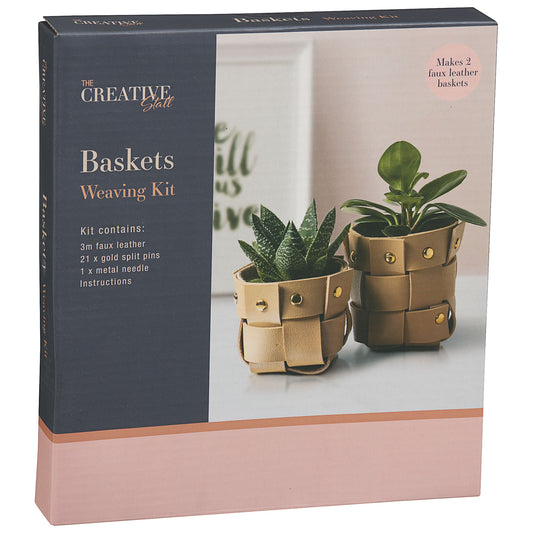 Baskets Weaving Kit Faux Leather