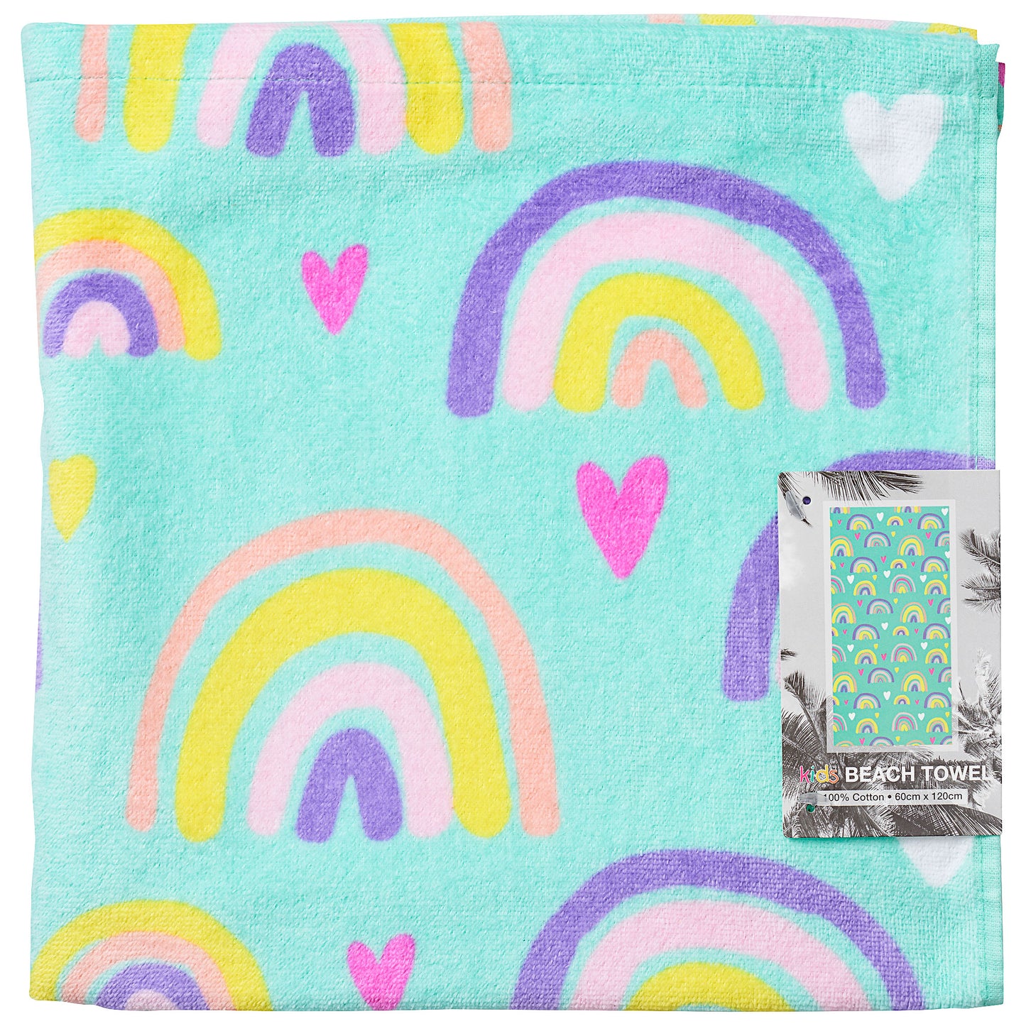 Kids Beach Towel Rainbow