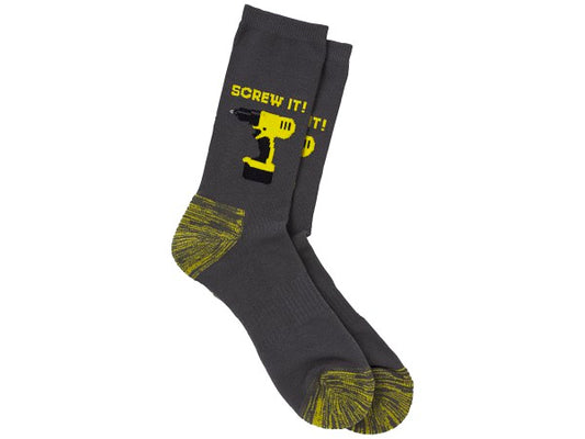 Novelty Work Sock Screw It