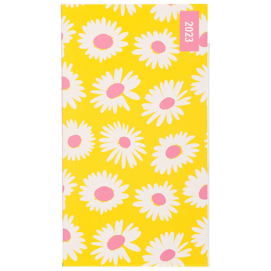 Week View 2023 Slim Yellow Daisy Diary