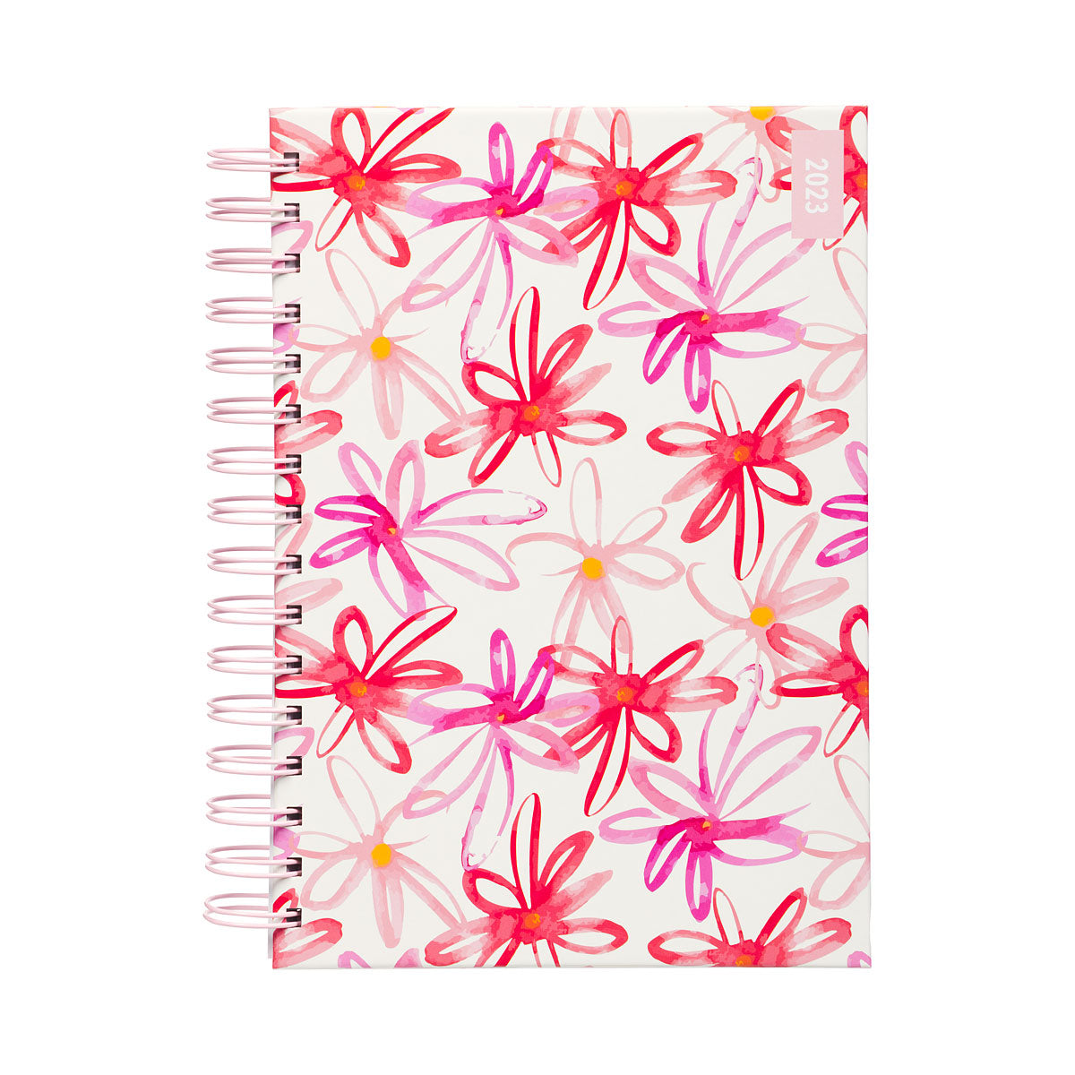 Day View 2023 Pink Flowers Diary The Reject Shop