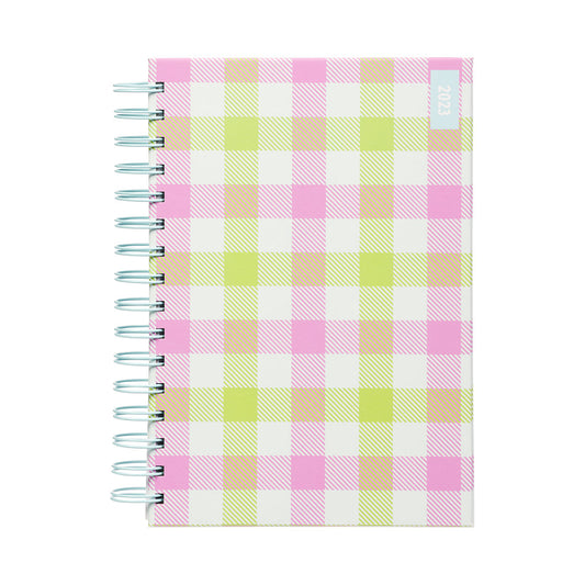 Day View 2023 Green Gingham