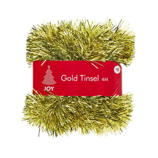 Christmas Tinsel Gold 4M