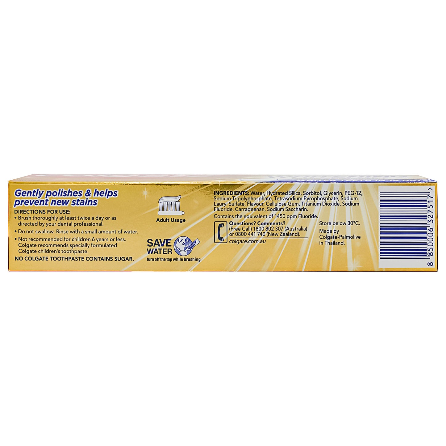 Colgate Tooth Paste White Tartar Control 190g