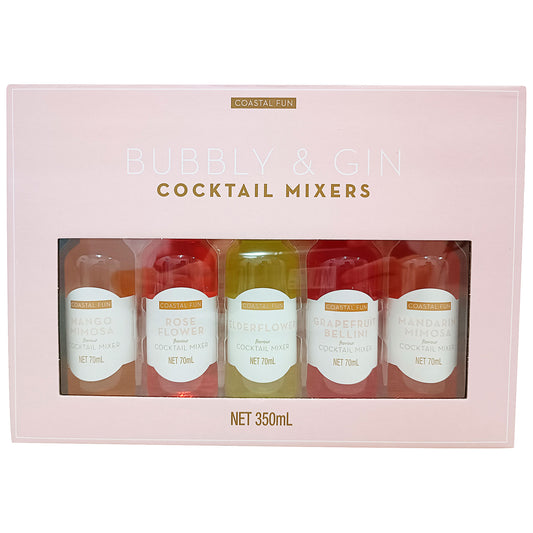 Bubbly & Gin Cocktail Mixers Variety 5pk