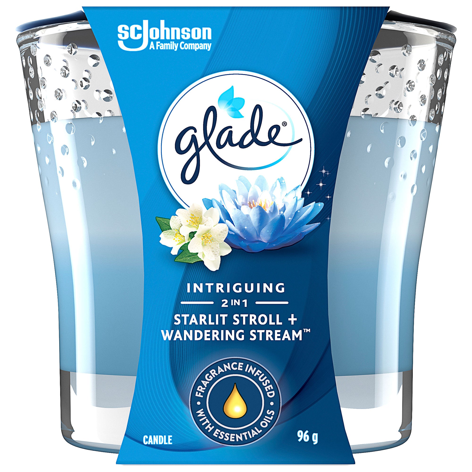Glade Candle 2In1 Starlit Stroll 96g The Reject Shop