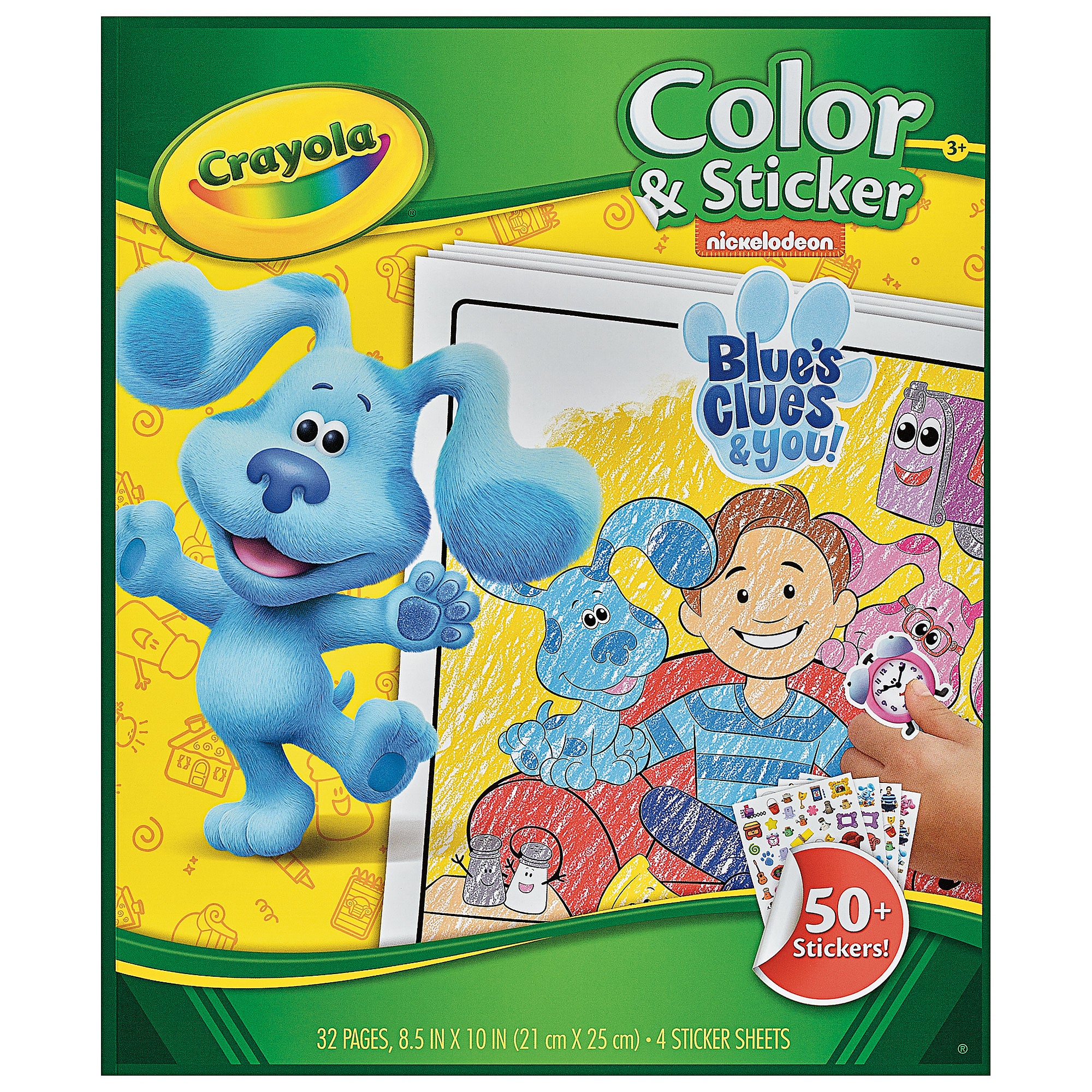 Blue’s Clues & You! Stickerbuch – Wiederverwendbare Aufkleber, Formen & Farben | Für Kinder Ab 3 Jahren