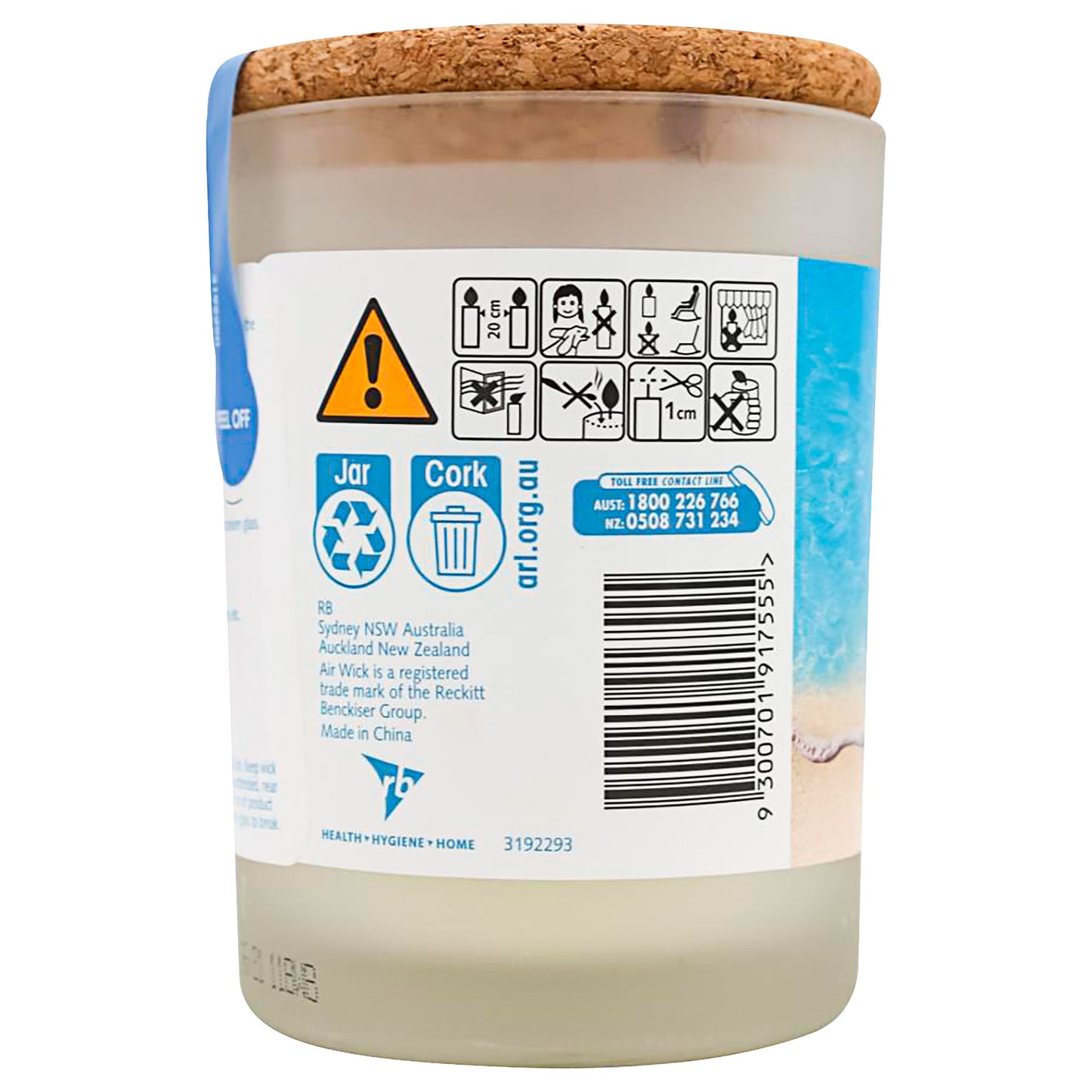 Air Wick Pure Beach Escapes Candle Bondi Breeze 185g