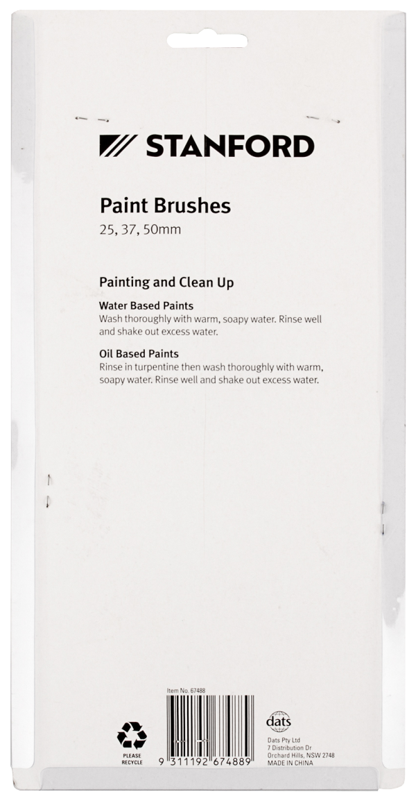 Stanford Paint Brush 3pk
