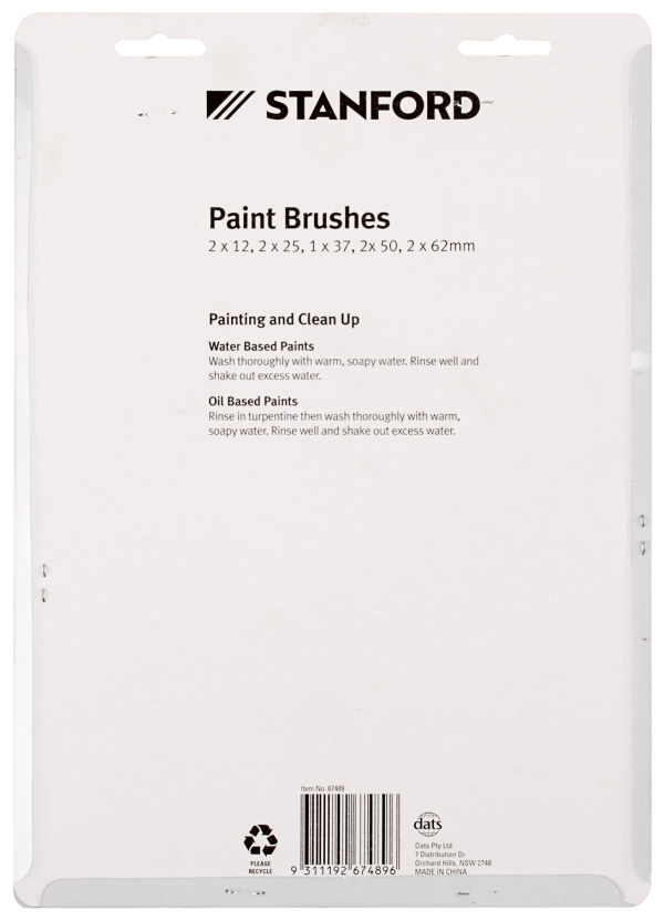 Stanford Paint Brush 9pk