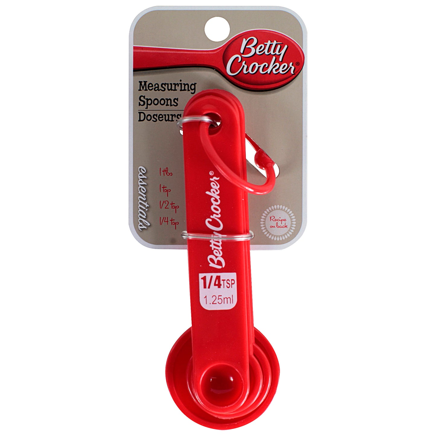 Betty Crocker Measure Spoon Set Of 4