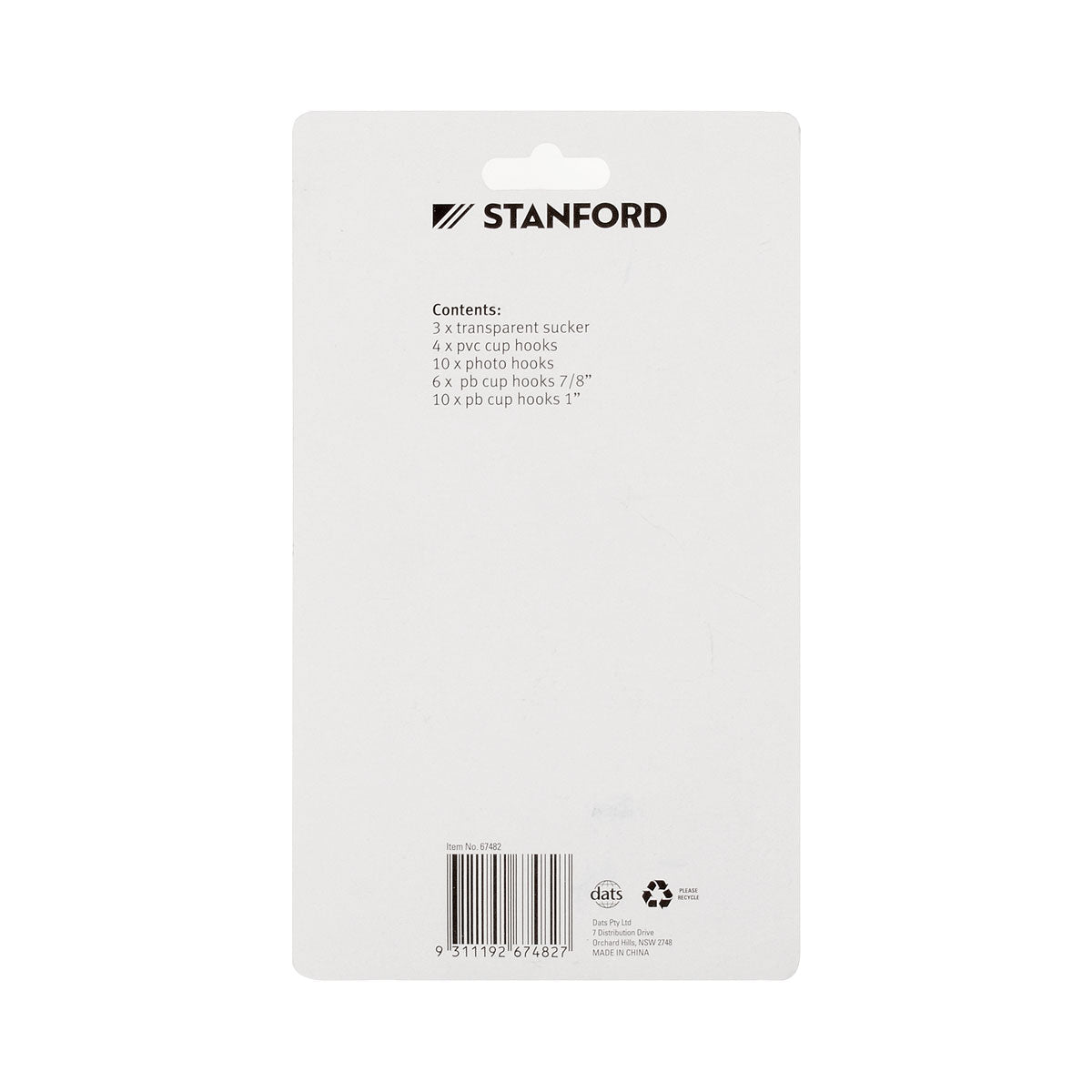 Stanford Assorted Hooks 33pk