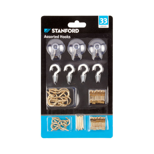 Stanford Assorted Hooks 33pk