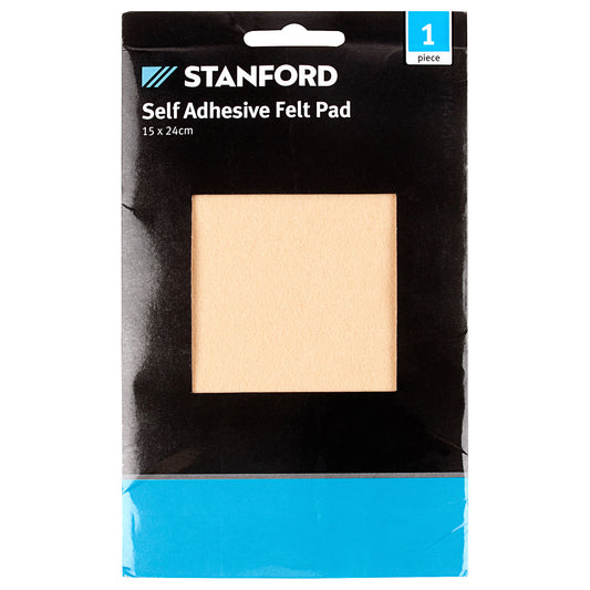 Stanford Self Adhesive Felt Pad 15x24cm 1pk