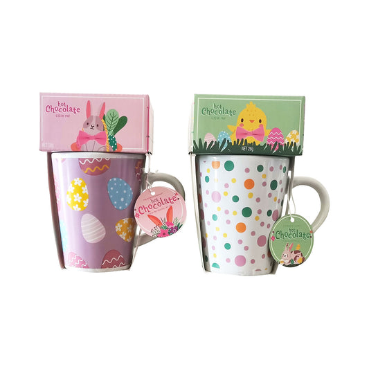 Hot Chocolate Cocoa Mix with Mug - Assorted