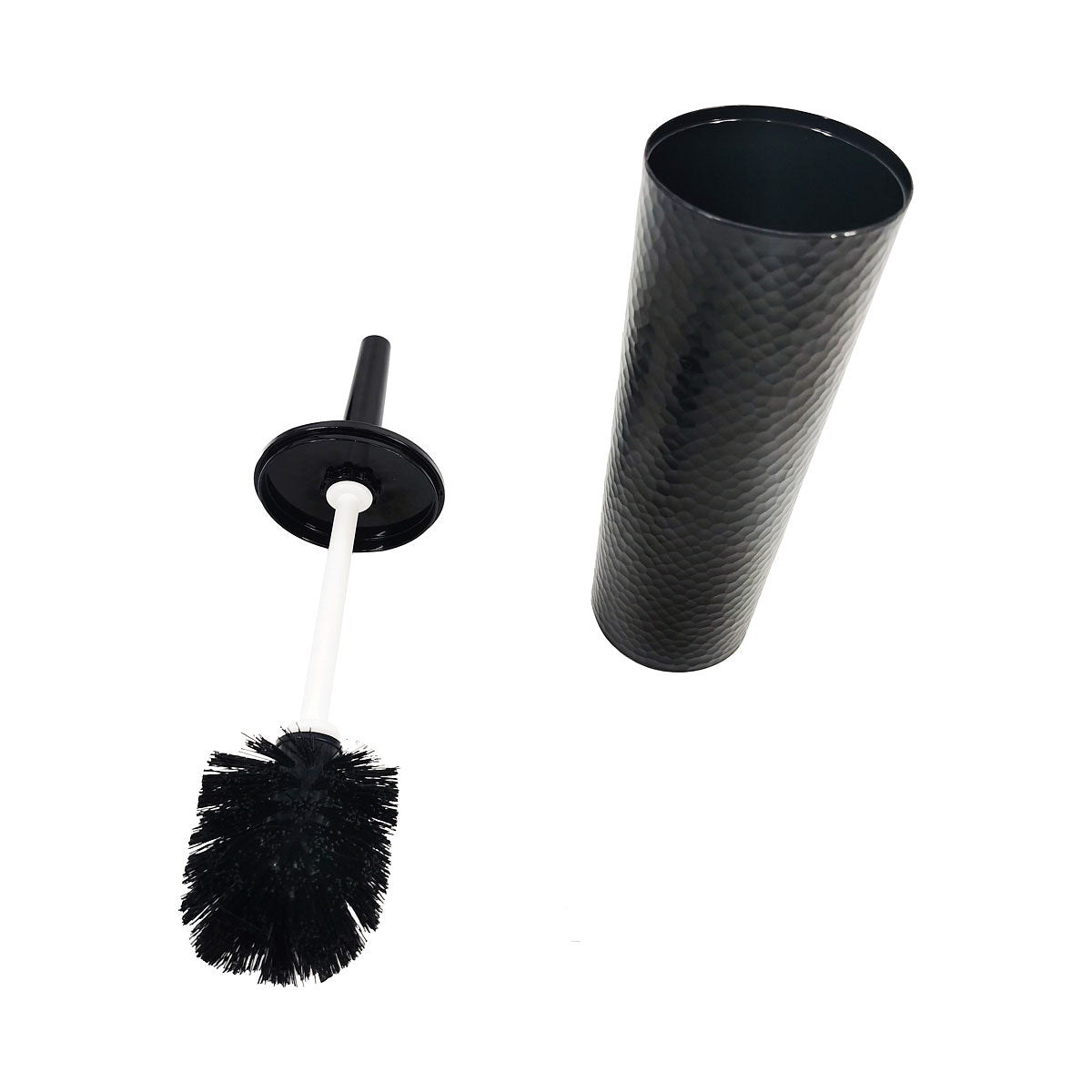 Toilet Brush with Holder Black