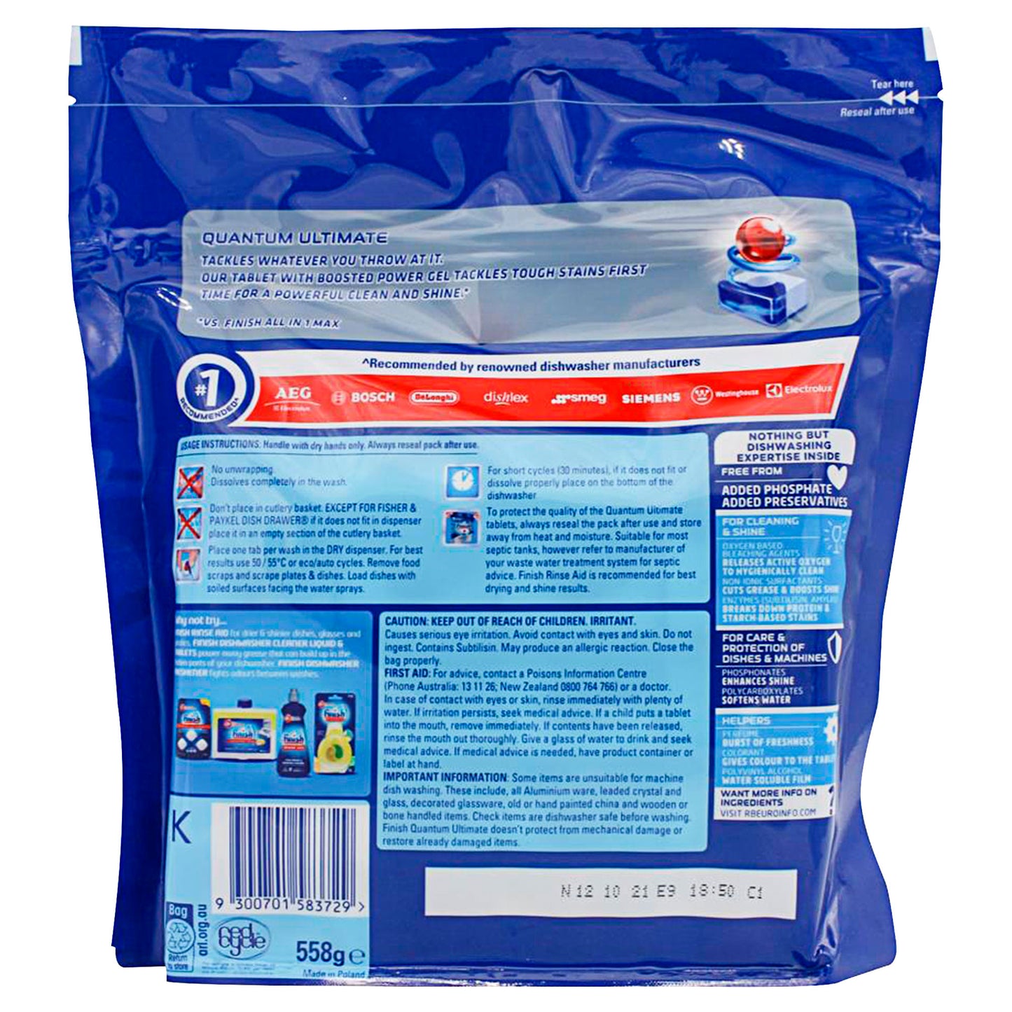 Finish Powerball Quantum Tablets 36pk