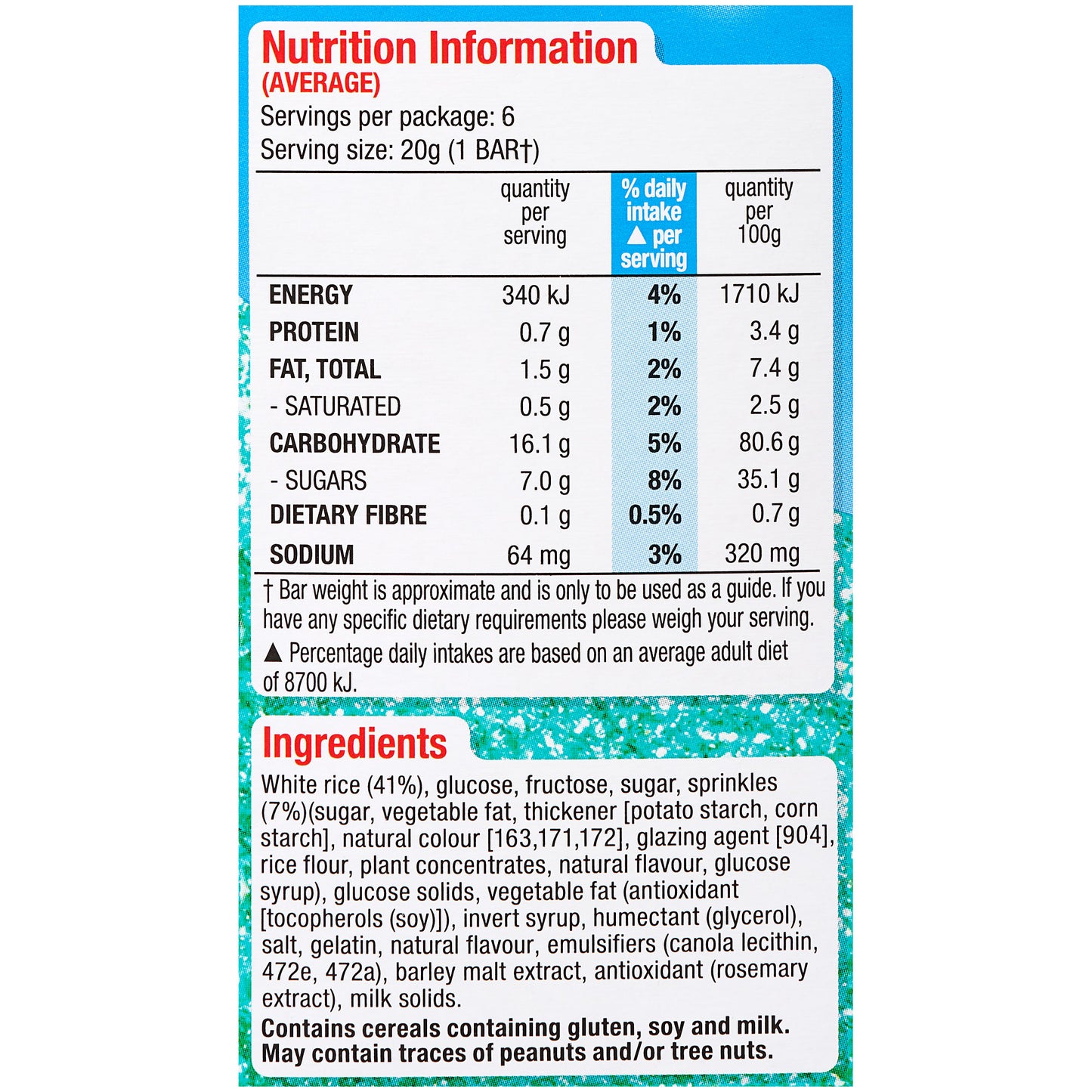 Kellogg's LCMs Sparkle 120g