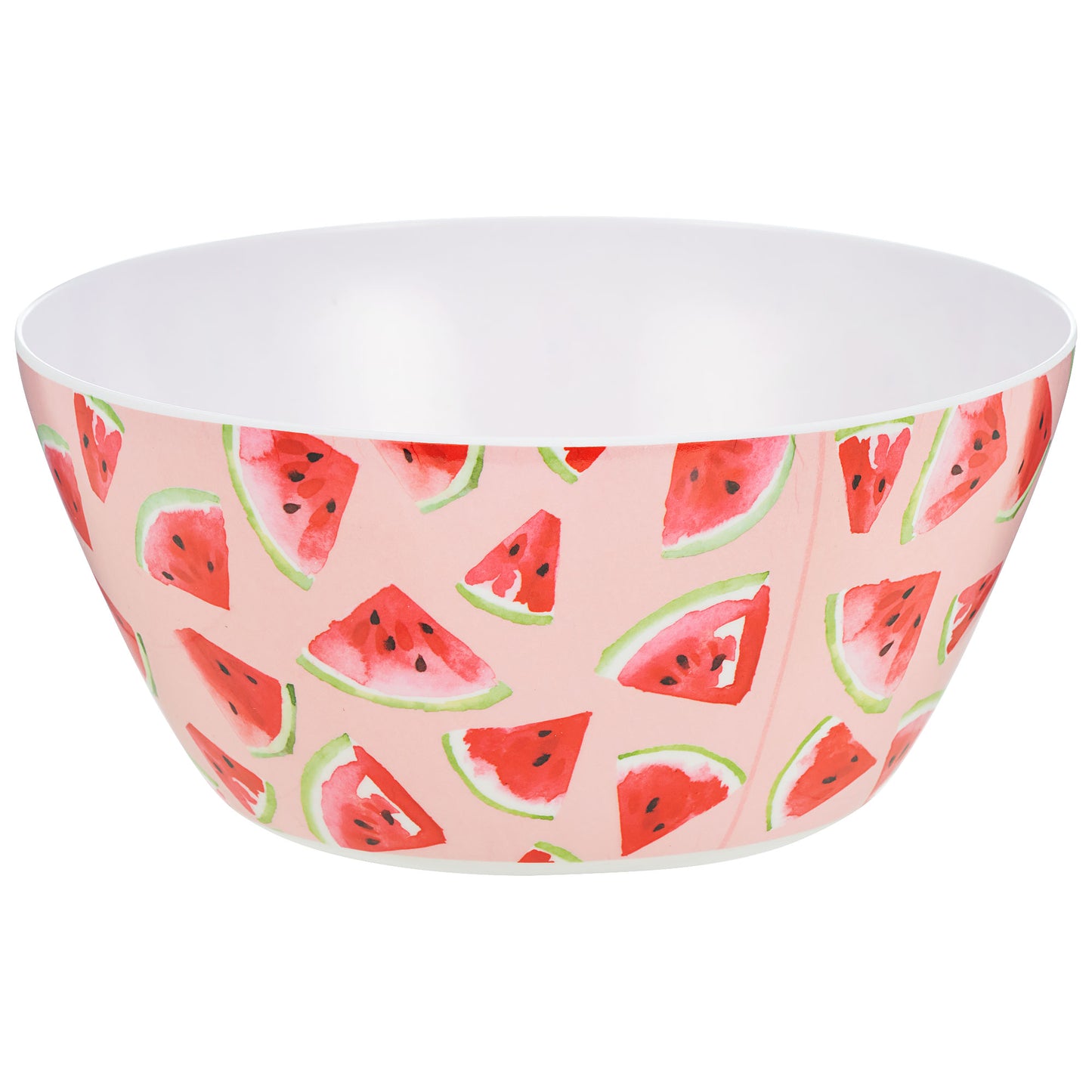 Watermelon Melamine Salad Bowl 25cm
