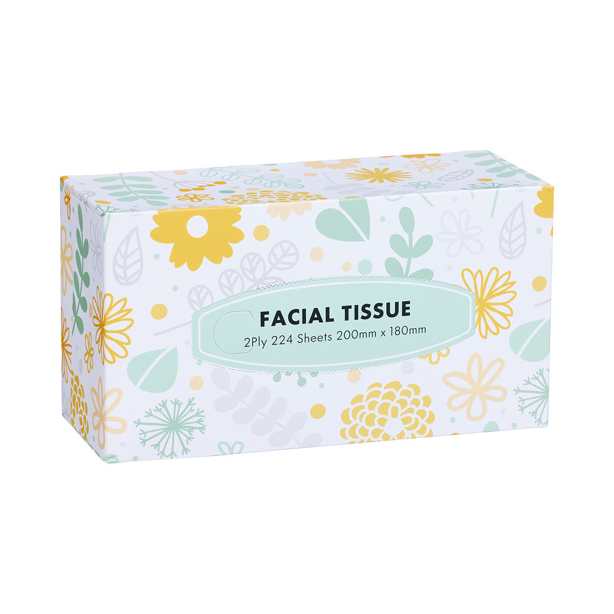 Boxed Tissue 2ply 224pk Assorted