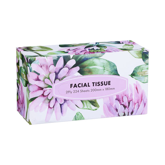 Boxed Tissue 2ply 224pk Assorted