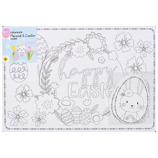 Easter Colour In Placemat & Coaster