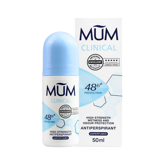 Mum Clinical Unperfumed Roll-On Deodorant 50mL