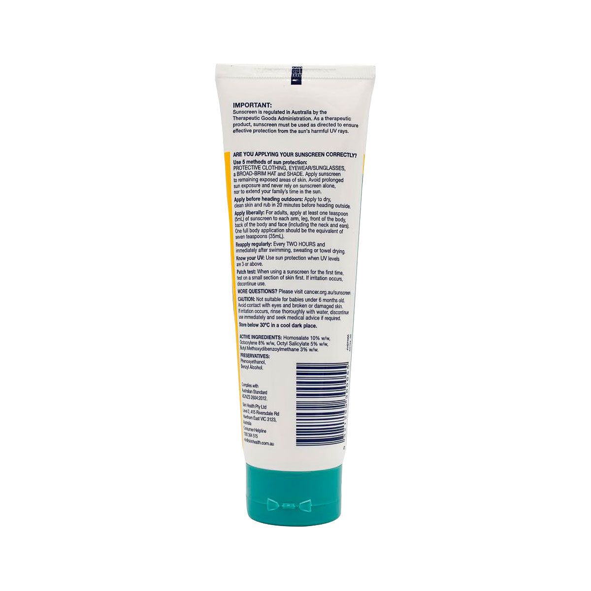Cancer Council Moisturising Sunscreen SPF50+ 110mL