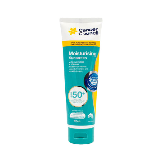 Cancer Council Moisturising Sunscreen SPF50+ 110mL