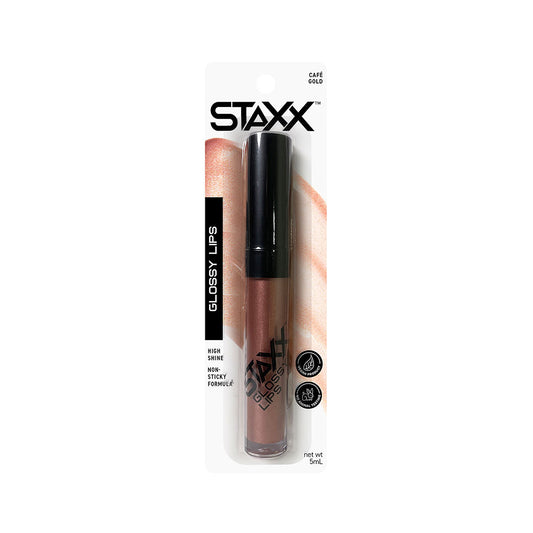 STAXX Glossy Lips Lip Gloss Café Gold