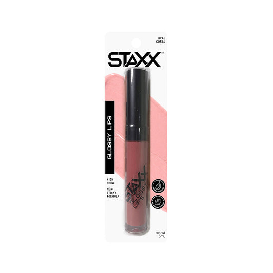 STAXX Glossy Lips Lip Gloss Real Coral