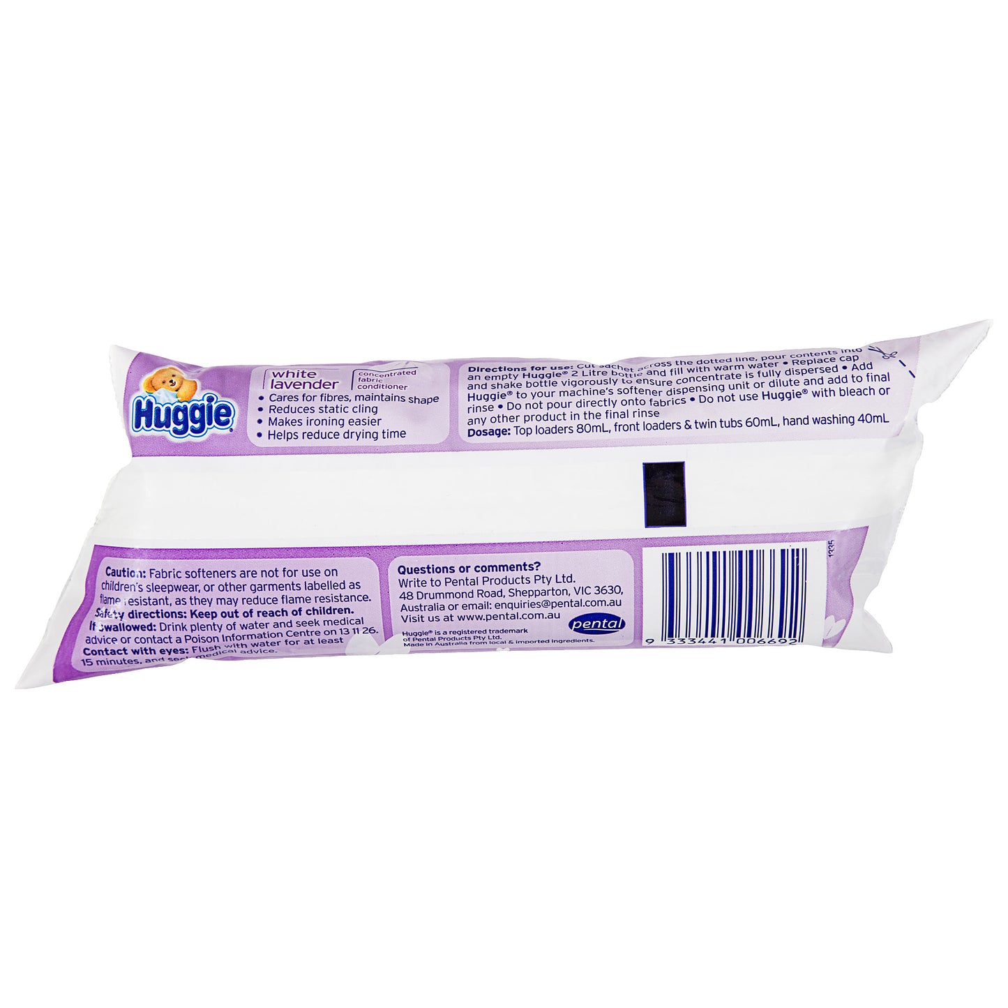 Huggie Fabric Softener Concentrate White Lavender 250mL