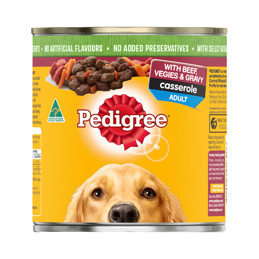 Pedigree Casserole Beef Veggies & Gravy 700g