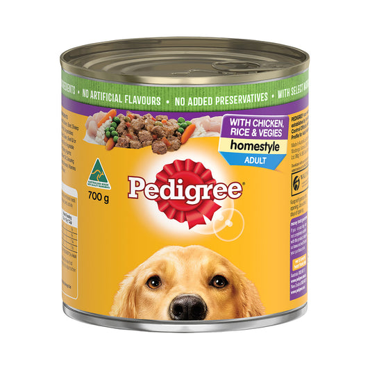 Pedigree Chicken Rice & Vegies 700g