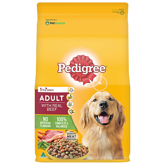 Pedigree with Real Beef Adult 3kg