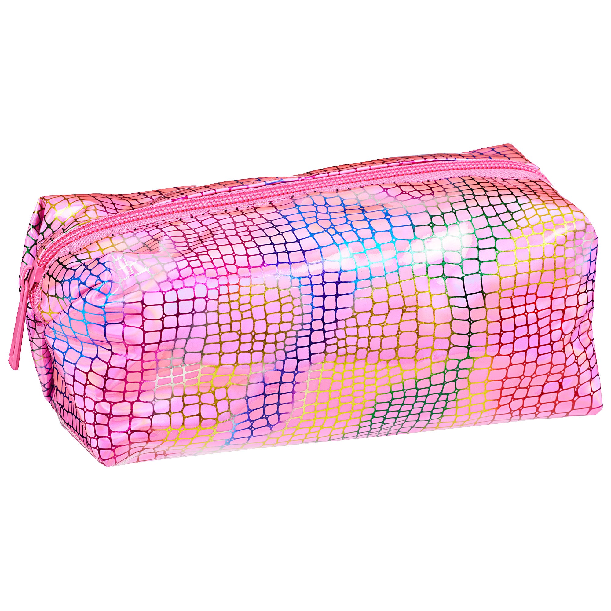 Noteworks Pencil Case Hot Pink Alligator The Reject Shop
