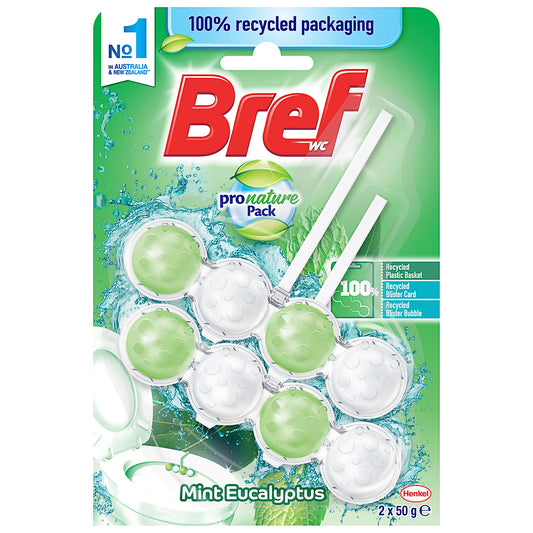 Bref Pro Nature Toilet Cage Mint Eucalyptus 50g