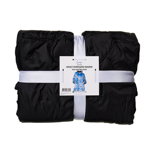 Adult Outdoor Oversized Hoodie Black
