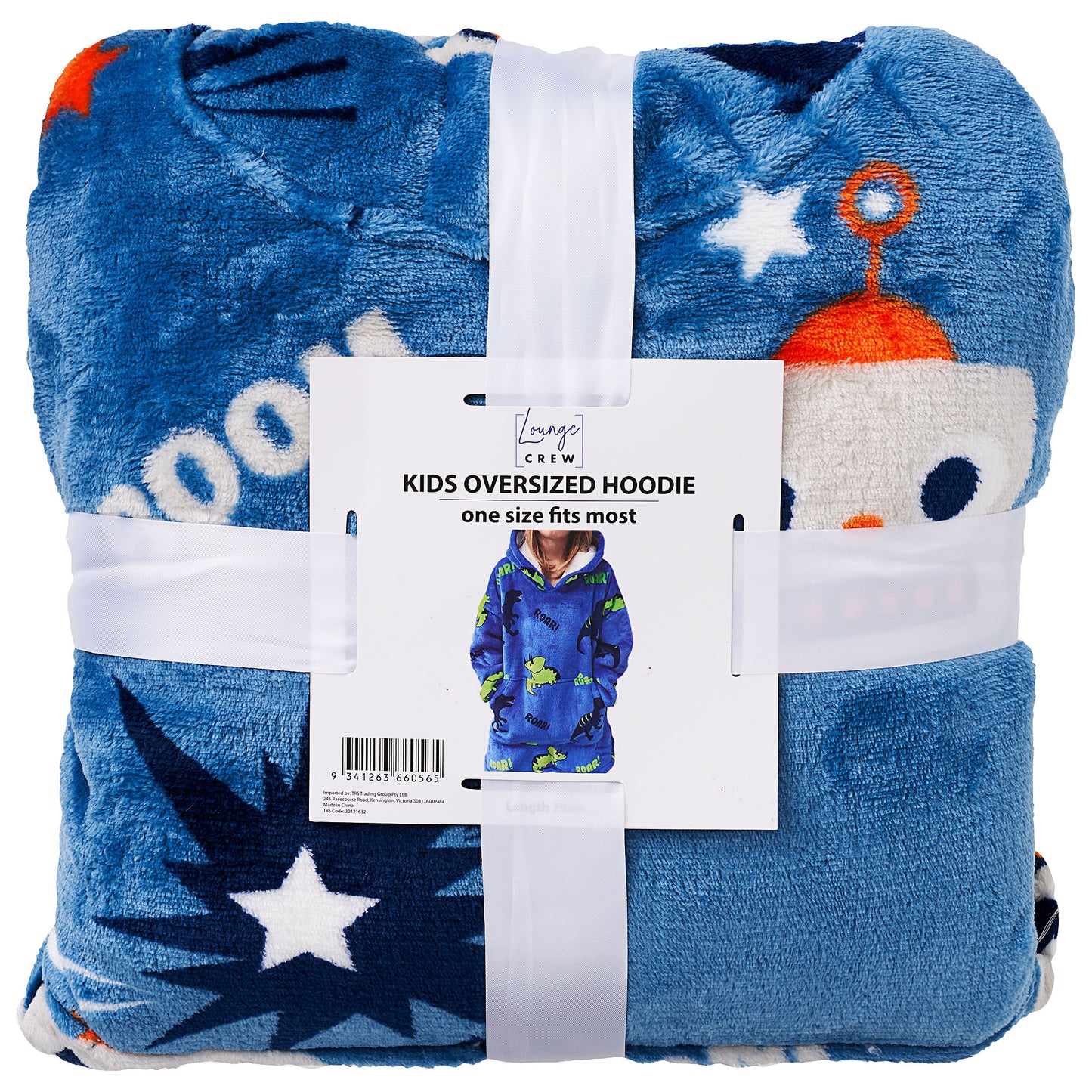 Kids Oversized Hoodie Robot